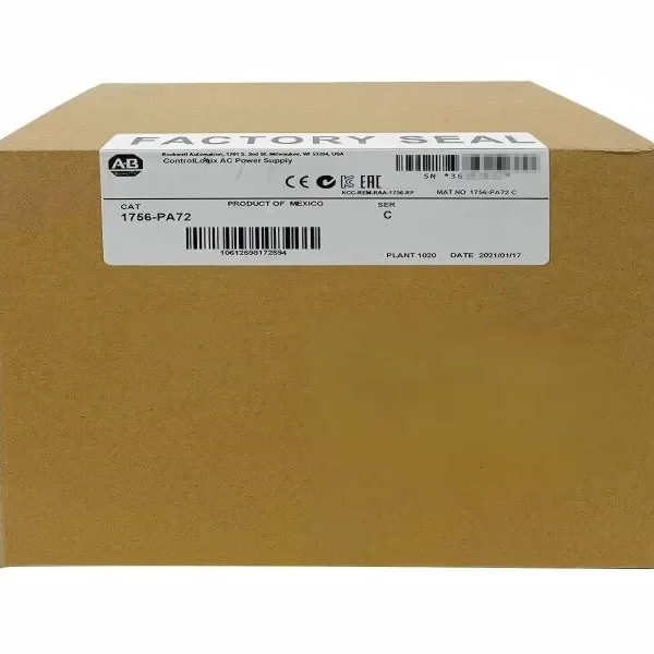 AB 1756-PA72 ControlLogix AC Power Supply