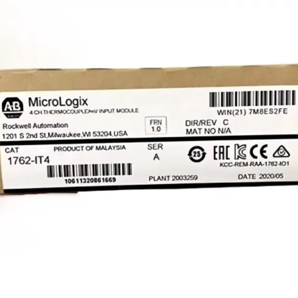 AB 1762-IT4 MicroLogix 4 Point Input Module
