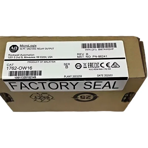AB 1762-OW16 MicroLogix 16 Point Relay Output Module