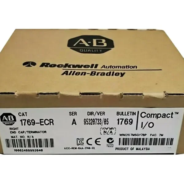 AB 1769-ECR CompactLogix Right End Cap