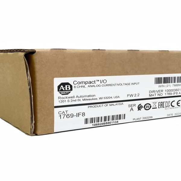 AB 1769-IF8 CompactLogix 8 Pt Analog Input Module