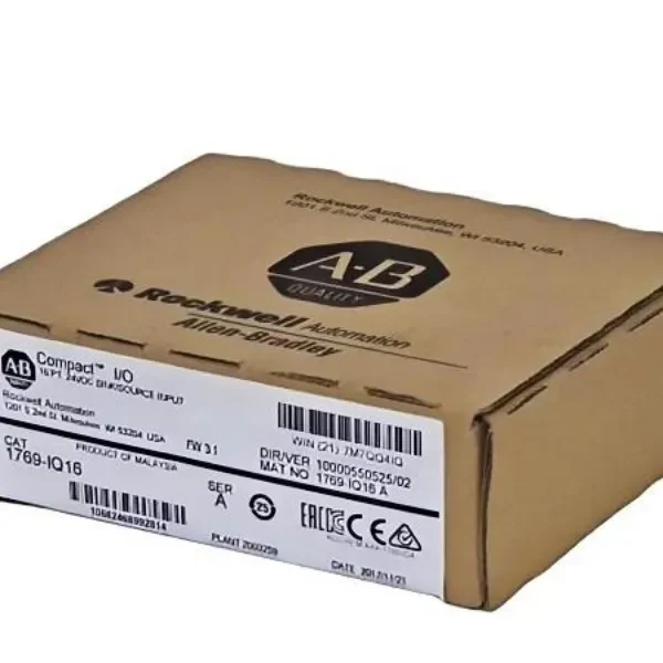 AB 1769-IQ16  CompactLogix 16 Pt 24VDC D/I Module