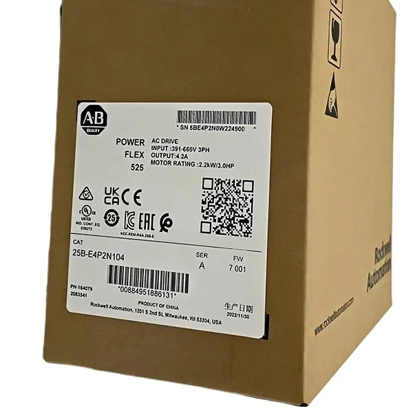 AB 25B-E4P2N104 PowerFlex 525 2.2kW (3Hp) AC Drive