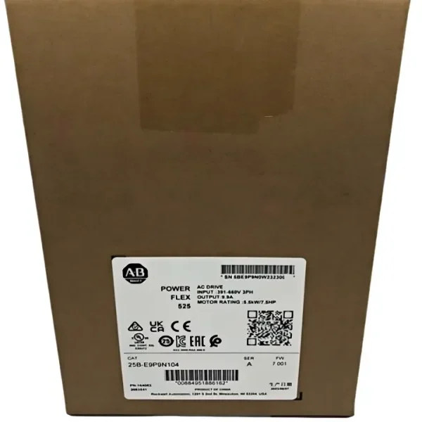 AB 25B-E9P9N104 PowerFlex 525 5.5kW (7.5Hp) AC Drive