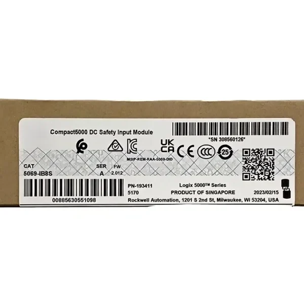 AB 5069-IB8S Compact5000 DC Safety Input Module