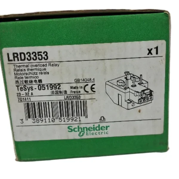 Schneider LRD3353 thermal overload relays