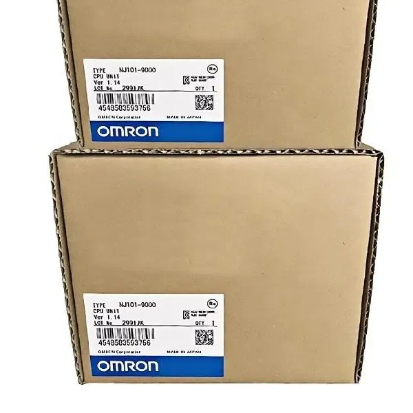 Omron NJ101-9000 Sysmac NJ1 CPU, 3MB memory, built-in EtherCAT  and EtherNet/IP