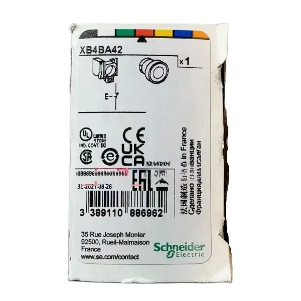 Schneider XB4BA42 Push button