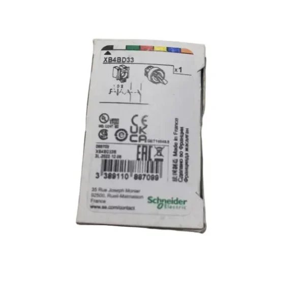 Schneider XB4BD33 3 position selector switch