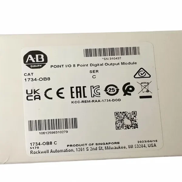 AB 1734-OB8 POINT I/O 8 Point Digital Output Module