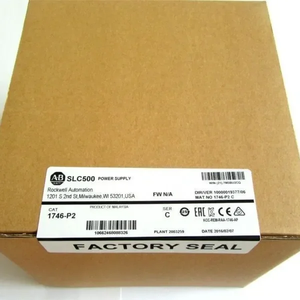 AB  1746-P2  SLC Rack Mounting Power Supply