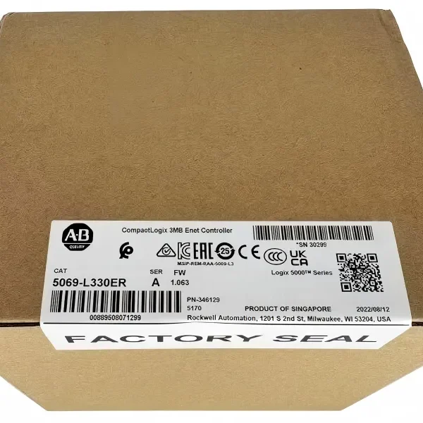 AB 5069-L330ER  CompactLogix 3MB Enet Controller