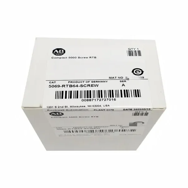 AB 5069-RTB64-SCREW Compact 5000 Series I/O Power Removable Terminal Block (RTB) kit