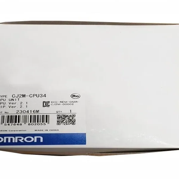 Omron  CJ2M-CPU34  CPU with built-in EtherNet/IP port