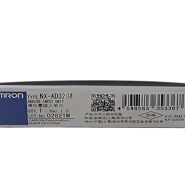 Omron NX-AD3204  4 Analog Inputs