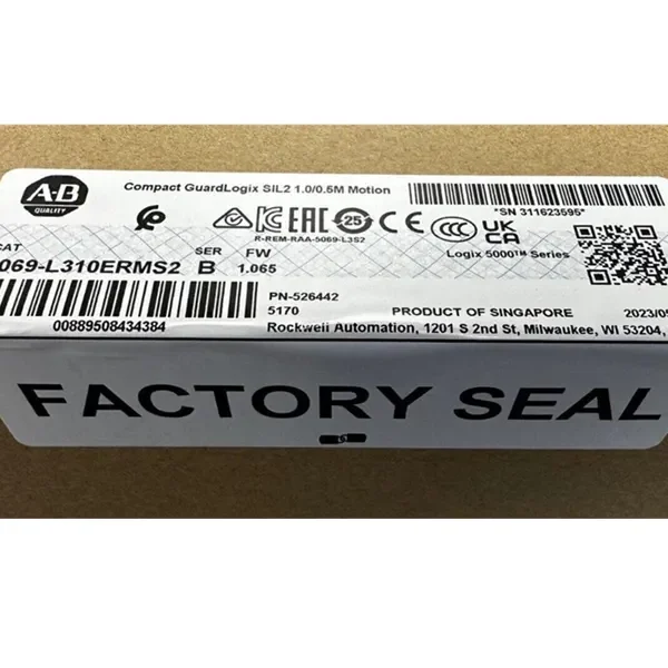 AB  5069-L310ERS2  Compact GuardLogix SIL2 1.0/0.5M