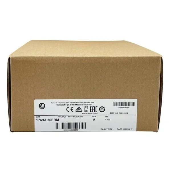 AB  1769-L36ERM  CompactLogix 3 MB Motion Controller